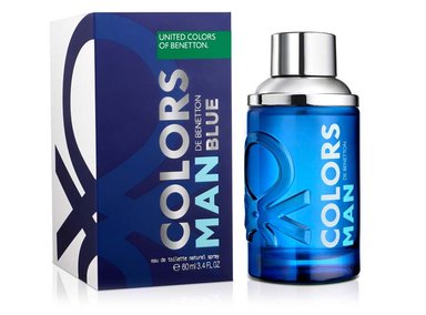 PERFUME BENETTON COLORS BLUE HOMBRE EDT 60 ML - 2