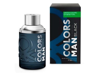 PERFUME BENETTON COLORS BLACK MAN HOMBRE EDT 60 ML - 2