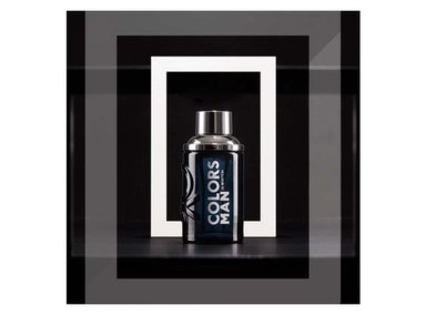 PERFUME BENETTON COLORS BLACK MAN HOMBRE EDT 60 ML - 4