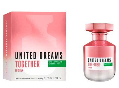 PERFUME BENETTON UNITED DREAMS TOGETHER FOR HER MUJER EDT 50 ML - 2