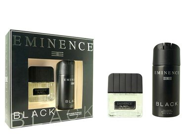 SET PERFUME EMINENCE SET BLACK HOMBRE EDP 50 ML+ DESODORANTE SPRAY 160 ML - 1