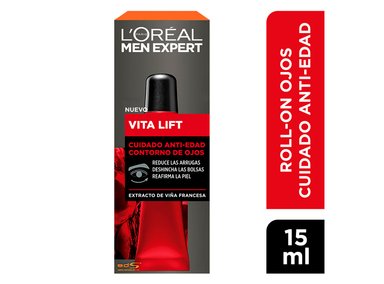 CONTORNO DE OJOS LOREAL CREMA ANTIEDAD MEN EXPERT VITALIFT 15 ML - 1