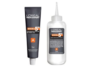 TINTE LOREAL MEN EXPERT COLORACION EXCELL 5' TONO 1 NEGRO NATURAL - 4