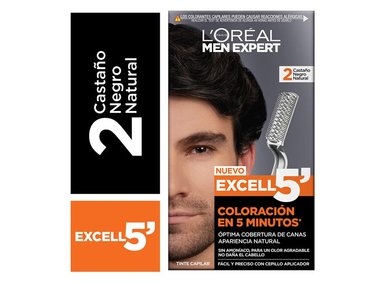 TINTE LOREAL MEN EXPERT COLORACION EXCELL 5' TONO 1 NEGRO NATURAL - 1