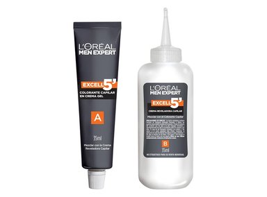 TINTE LOREAL MEN EXPERT COLORACION EXCELL 5' TONO 4 CASTAÑO MEDIO NATURAL - 4