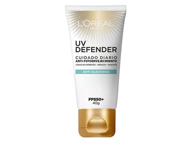 PROTECTOR SOLAR FACIAL LOREAL DERMO EXPERTISE UV DEFENDER ANTIBRILLO SPF 50+ 40 ML - 2