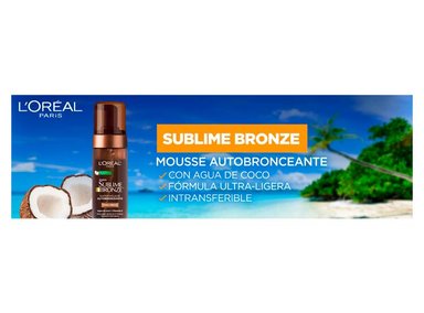 AUTOBRONCEANTE SUBLIME BRONZE WATER MOUSSE TONO MEDIO 150 ML - 6