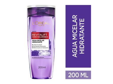 AGUA MICELAR LOREAL DERMO EXPERTISE REVITALIFT ÁCIDO HIALURÓNICO 200 ML - 1