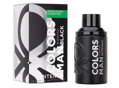 PERFUME BENETTON COLORS BLACK MAN INTENSO HOMBRE EDP 100 ML - 2