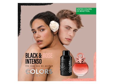 PERFUME BENETTON COLORS BLACK MAN INTENSO HOMBRE EDP 100 ML - 9