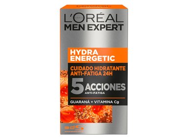 SET LOREAL MEN EXPERT HYDRA ENERGETIC 5 ACCIONES + ROLL ON ANTIOJERAS - 3