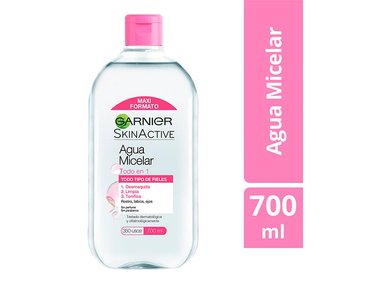 AGUA MICELAR GARNIER SKIN ACTIVE TODO EN 1 MAXI FORMATO 700 ML - 8