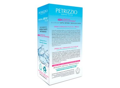 SET HIDRATANTE PETRIZZIO CREMA SHOCK DÍA 50 GR + GEL FACIAL NOCHE 50 GR - 2