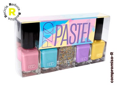 SET 5 ESMALTES DE UÑAS PETRIZZIO PASTEL 11 ML - 1