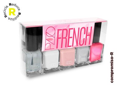 SET 5 ESMALTES DE UÑAS PETRIZZIO FRENCH 8 ML - 1
