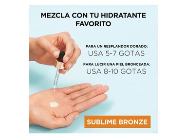 BRONCEADOR SUBLIME GOTAS FACIALES AUTOBRONCEANTES BRONZE 30 ML - 4