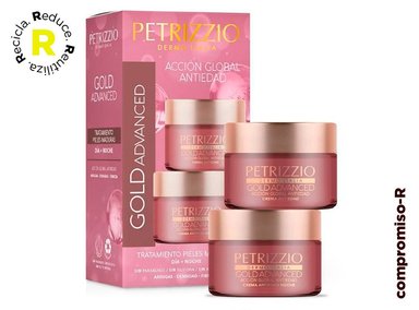 SET CREMAS ANTIEDAD PETRIZZIO GOLD ADVANCED 60 DÍA 50 GR + NOCHE 50 GR - 1