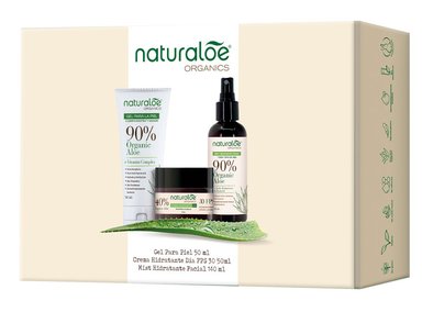 SET NATURALOE CREMA DÍA SPF 30 50 ML + MIST FACIAL 100 ML + GEL HIDRATANTE 500 ML - 2