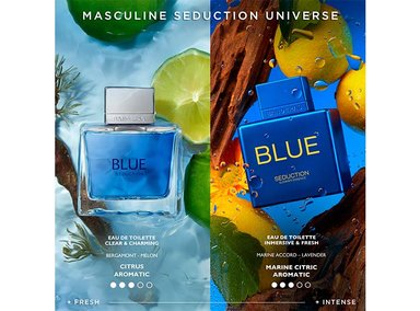 PERFUME BANDERAS BLUE SEDUCTION MEN SUMMER ESSENCE HOMBRE EDT 100 ML - 5