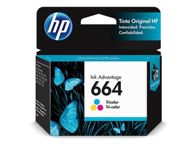 CARTUCHO DE TINTA HP ORIGINAL 664 TRICOLOR - 1