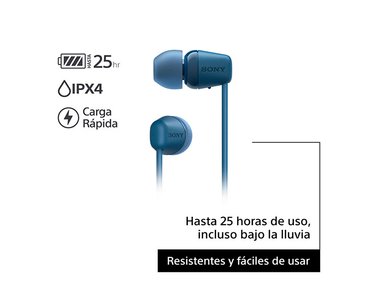 AUDÍFONOS SONY WI-C100 AZUL - 4