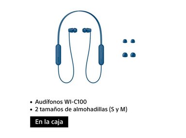 AUDÍFONOS SONY WI-C100 AZUL - 5