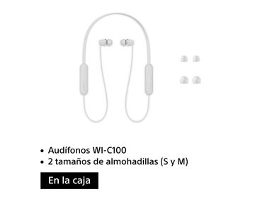 AUDÍFONOS SONY WI-C100 NEGRO - 6