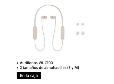 AUDÍFONOS SONY WI-C100 BLUETOOTH - 5