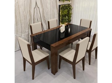 JUEGO DE COMEDOR RIPLEY HOME LORENZI 6 SILLAS CASTAÑO BALMES - 8