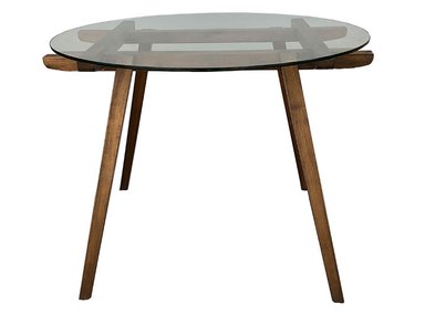 JUEGO DE COMEDOR RIPLEY HOME SALERNO REDONDO 4 SILLAS COCOA - 2