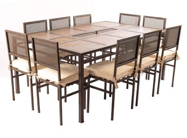 JUEGO DE COMEDOR TERRAZA RIPLEY HOME CON BRASERO GRANDE 10S - 2
