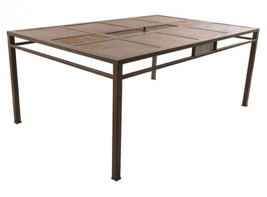 JUEGO DE COMEDOR TERRAZA RIPLEY HOME CON BRASERO GRANDE 10S - 6