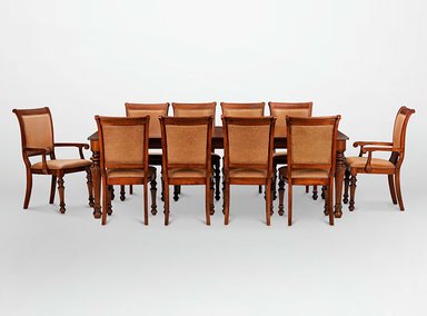 JUEGO DE COMEDOR CIC NEW CARRERA 8 SILLAS 2 SITIALES - 1