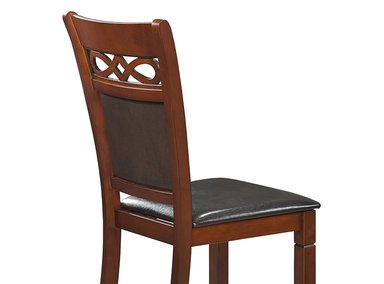 JUEGO DE COMEDOR ZOY HOME CAPRI 6 SILLAS 2 SITIALES CAFÉ - 6