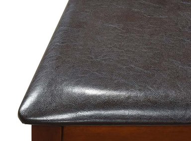 JUEGO DE COMEDOR ZOY HOME CAPRI 6 SILLAS 2 SITIALES CAFÉ - 8