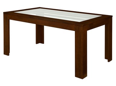 JUEGO DE COMEDOR RIPLEY HOME VALDIVIA 6 SILLAS CAFÉ - 2