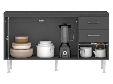 MUEBLE DE COCINA VEKKA HOME OPIE BASE 140 - 7