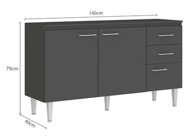 MUEBLE DE COCINA VEKKA HOME OPIE BASE 140 - 8