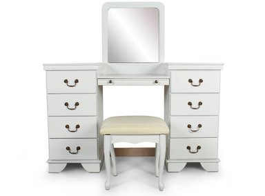 TOCADOR RIPLEY HOME MIMOSA MADERA 9 CAJONES BLANCO - 3