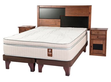CAMA EUROPEA FLEX MÁXIMO COBRE COLONIA 2 PLAZAS - 2