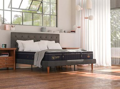 JUEGO DE DORMITORIO CIC CAMA EUROPEA SUPER PREMIUM BD 2 PLAZAS + ALMOHADAS - 9