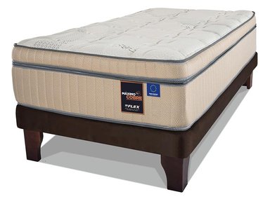 CAMA EUROPEA FLEX MÁXIMO-R COBRE MAXIMO 1.5 PLAZAS CHOCOLATE - 2