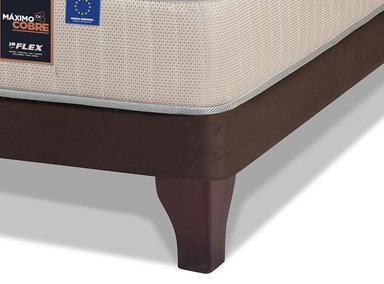 CAMA EUROPEA FLEX MÁXIMO-R COBRE MAXIMO 1.5 PLAZAS CHOCOLATE - 3