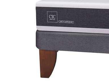 JUEGO DE DORMITORIO CIC CAMA EUROPEA NEW ORTOPEDIC 1.5 PLAZAS + ALMOHADA - 3