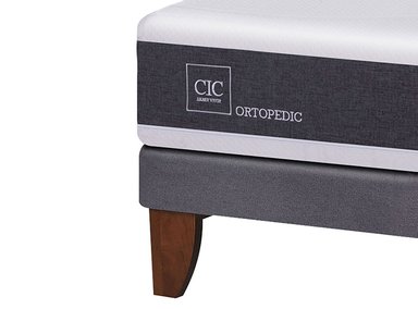 JUEGO DE DORMITORIO CIC CAMA EUROPEA NEW ORTOPEDIC 2 PLAZAS + ALMOHADAS - 3
