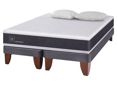 CAMA EUROPEA 2 PLAZAS NEW ORTOPEDIC BD + ALMOHADAS CIC - 2
