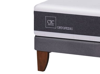 JUEGO DE DORMITORIO CIC CAMA EUROPEA NEW ORTOPEDIC BD 2 PLAZAS + MADERAS MILAN - 3