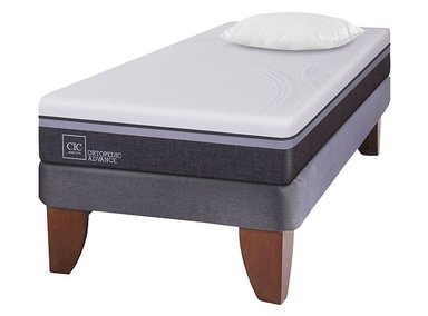 JUEGO DE DORMITORIO CIC CAMA EUROPEA ORTOPEDIC ADVANCE 1.5 PLAZAS + ALMOHADA - 2