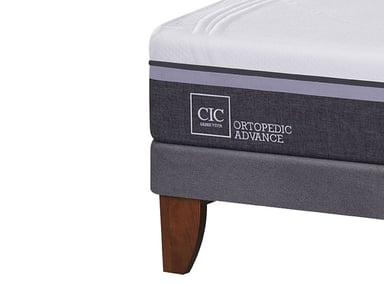 JUEGO DE DORMITORIO CIC CAMA EUROPEA ORTOPEDIC ADVANCE ADVAN BN 2 PLAZAS + MADERAS ARES - 3