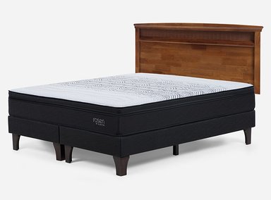 JUEGO DE DORMITORIO ROSEN CAMA EUROPEA TEMPO BD 2 PLAZAS + RESPALDO VENETO - 2